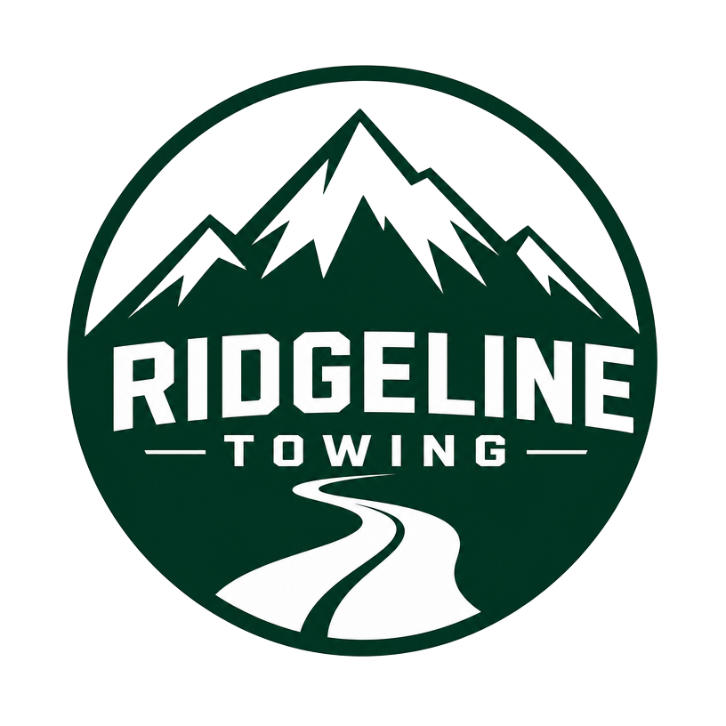 Ridgeline Towing badge logo